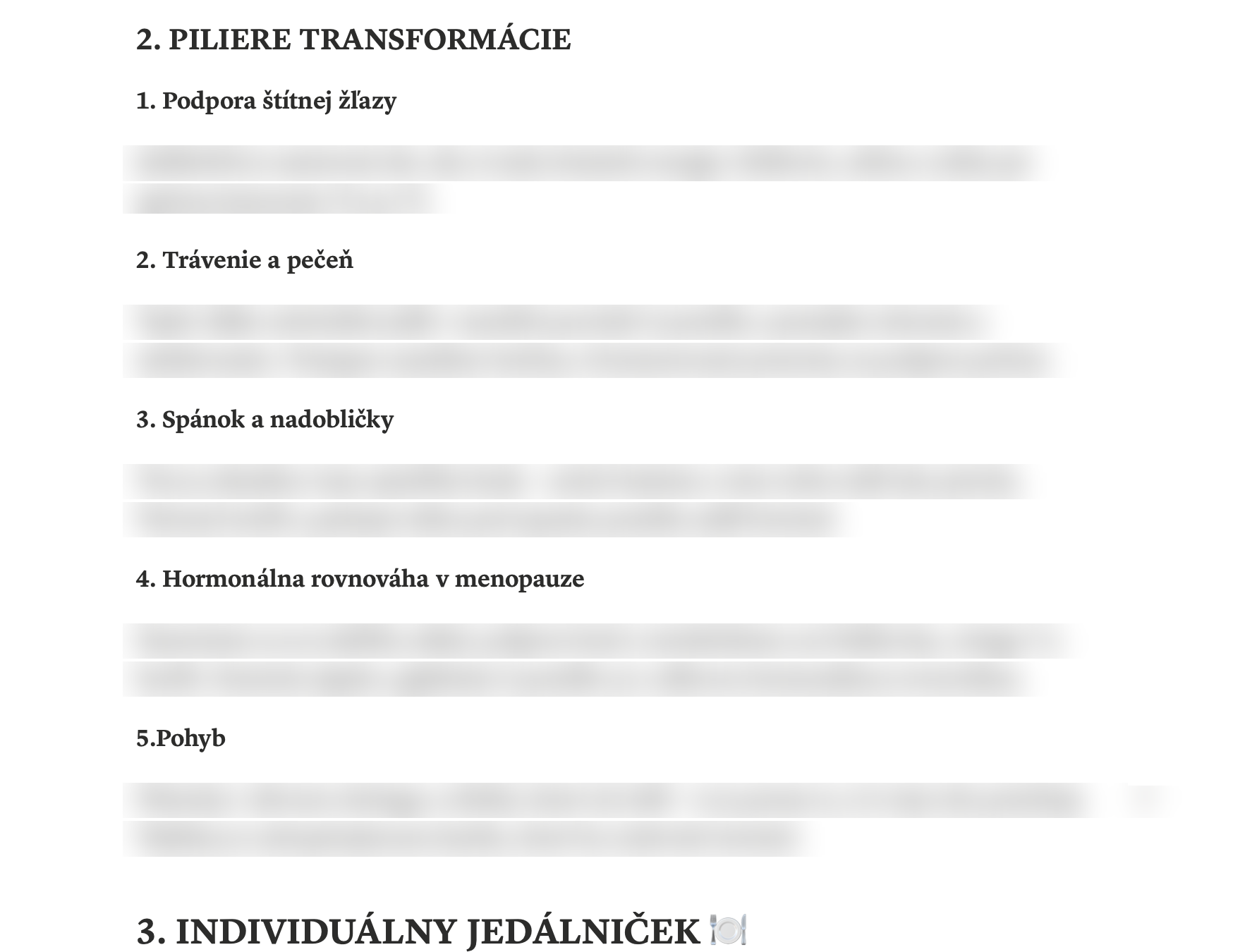 Terapeutický plán