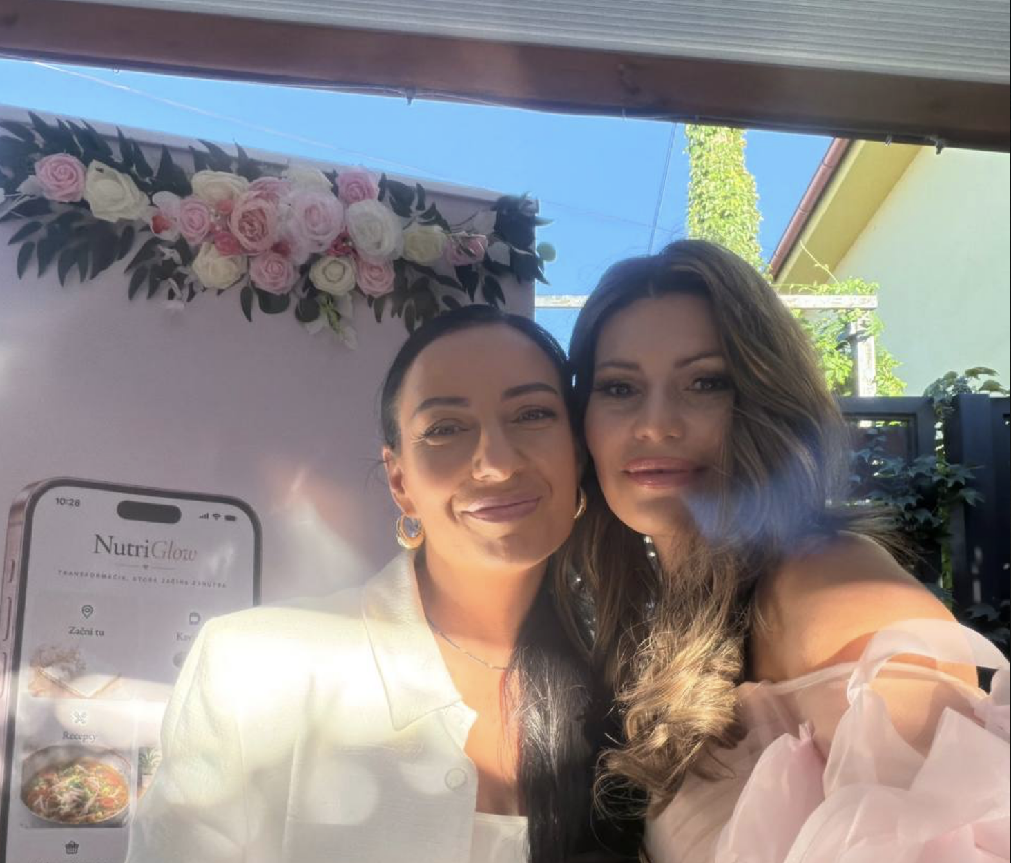 Bc. Klaudia Pazgan s klientkou na NutriGlow stretnutí